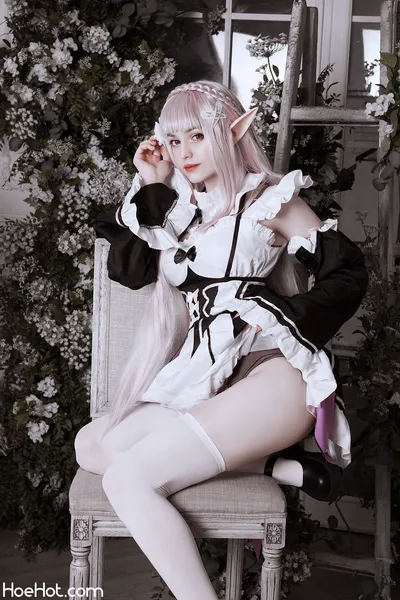 tenletters - Emilia (Re:Zero) nude cosplay leaked 611907