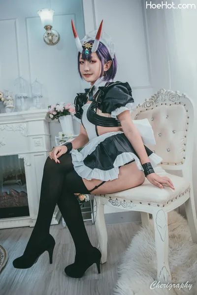 Roroki骷髅姫 - 酒吞女仆 nude cosplay leaked 523523