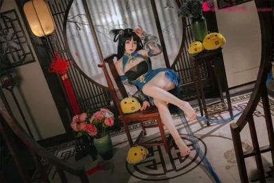 日奈娇 - 碧蓝航线-大潮旗袍 nude cosplay leaked 2453