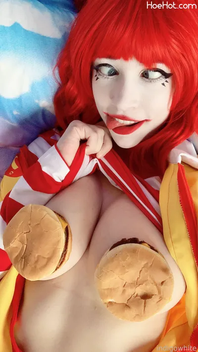 Indigo White - Ronald McDonald nude cosplay leaked 259546