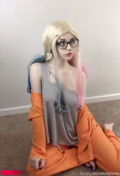 nymph Harley Quinn nude cosplay leaked 17120