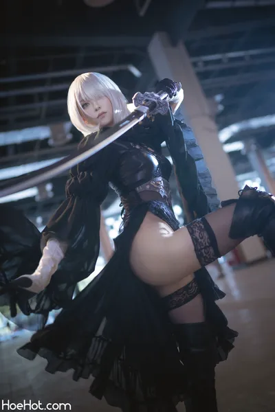 快乐的莲某人 Arika Ren 2B 黑花嫁 nude cosplay leaked 271294