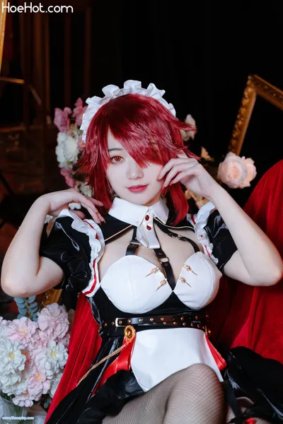 [桃墨公子] 罗莎莉亚 Genshin Impact Rosaria nude cosplay leaked 194370