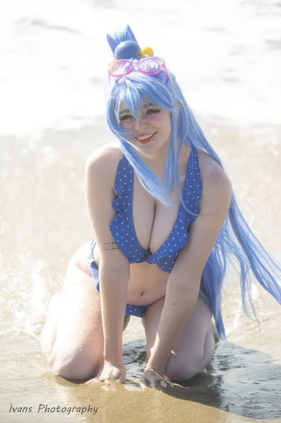 Realfrogg - Aqua nude cosplay leaked 322089