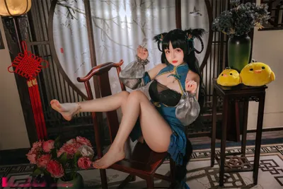 日奈娇 - 碧蓝航线-大潮旗袍 nude cosplay leaked 2462