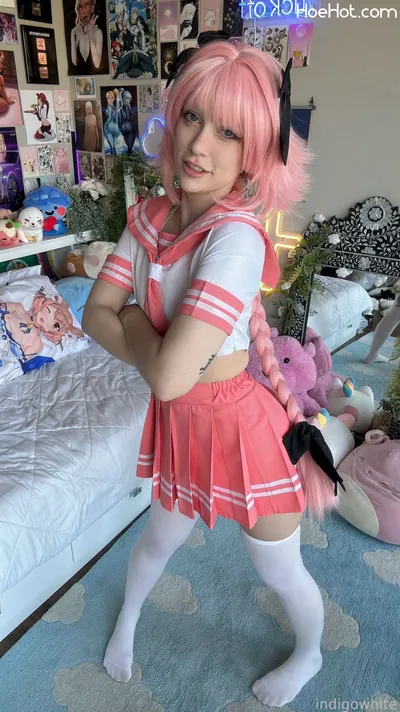 Indigo White - Astolfo nude cosplay leaked 219079