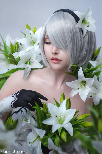 Sayathefox 2B the white body nude cosplay leaked 628647