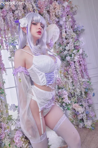 Hologana - Emilia nude cosplay leaked 288651