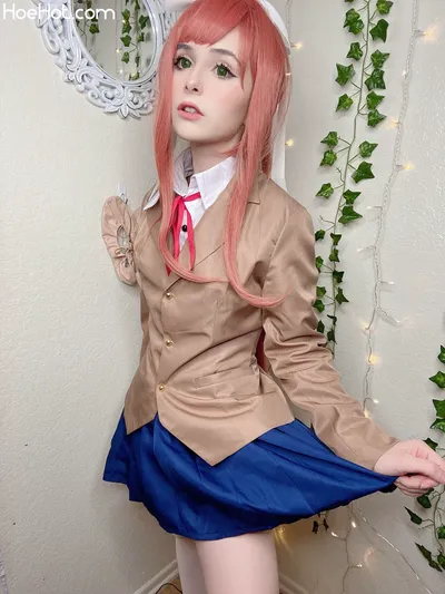 ItsCandyCloud - Monika nude cosplay leaked 270569