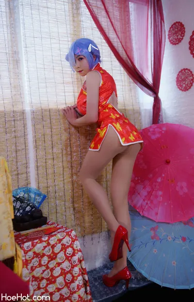 Nickycoser - Rem chinese dress nude cosplay leaked 558222