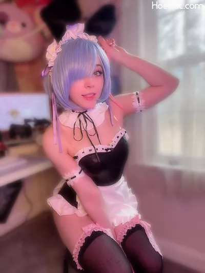 Meikasama - Bunny Rem nude cosplay leaked 293577