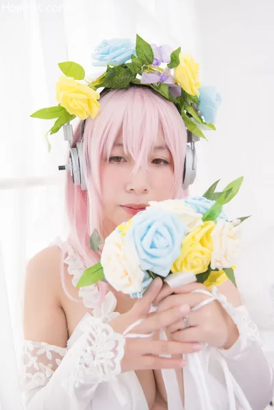 Bilibili - Super Sonico bride nude cosplay leaked 142003