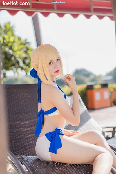 [秋山AkI] 水着弓SABER nude cosplay leaked 225199