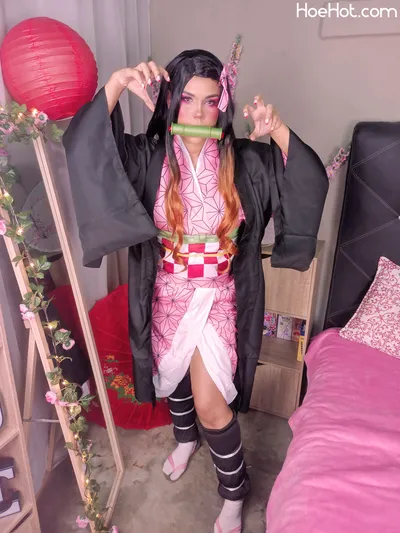 Nezuko Kamado - kimetsu no yaiba nude cosplay leaked 588150