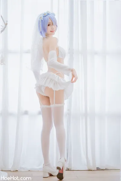 [木绵绵OwO] 蕾姆婚纱 nude cosplay leaked 128295