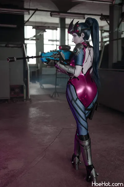 Alina Becker - Widowmaker x Tracer nude cosplay leaked 608997