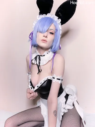 Bunni Lynn - Bunny Suit Rem nude cosplay leaked 327203