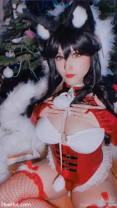 Ninitard - Santa Ahri nude cosplay leaked 221239