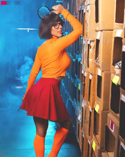 Alex Zedra - Velma nude cosplay leaked 6212