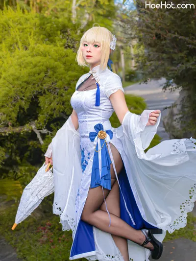 RitheCosplay - Saber Chinese dress nude cosplay leaked 308566