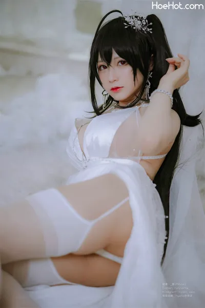 Nyako喵子 大凤纯白婚纱 nude cosplay leaked 384958