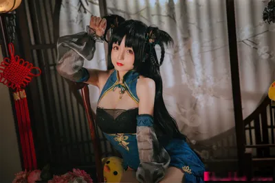 日奈娇 - 碧蓝航线-大潮旗袍 nude cosplay leaked 2450