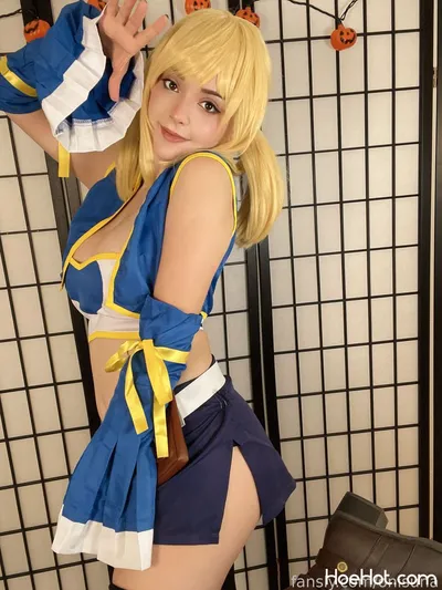 Sandykuroneko - Lucy Heartfilia nude cosplay leaked 601153