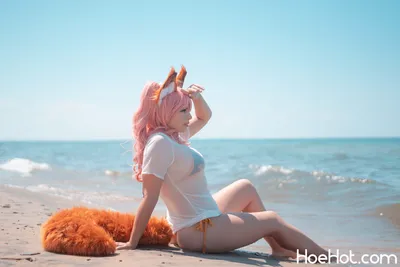 Okicospi - Tamamo nude cosplay leaked 282833