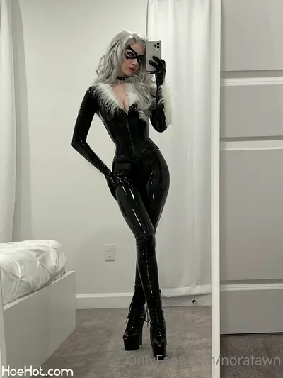 Nora Fawn - Black Cat nude cosplay leaked 382678