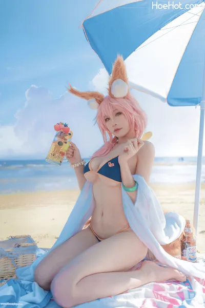 [uki雨季] 玉藻前海边泳装 FATE Tamamo no Mae Bikini nude cosplay leaked 386074