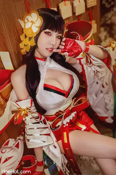 Arena of Valor Cosplay Fox Shrine Maiden nude cosplay leaked 398186