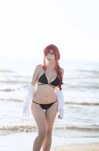 Himeecosplay - Makima bikini nude cosplay leaked 342308