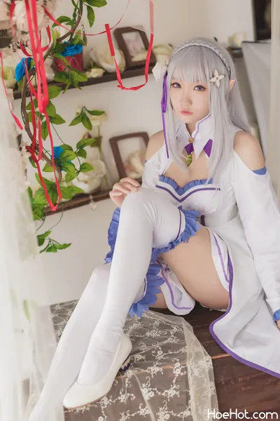 [瓜希酱]  艾米莉亚 nude cosplay leaked 518841