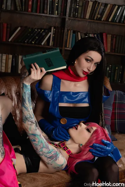 Lera Himera &amp; Zirael Rem : Lisa Lisa with Trish Una nude cosplay leaked 537091