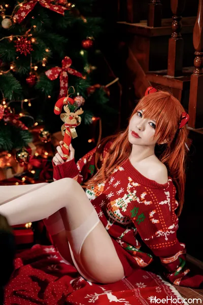 半半子 ー ASUKA Christmas nude cosplay leaked 521449