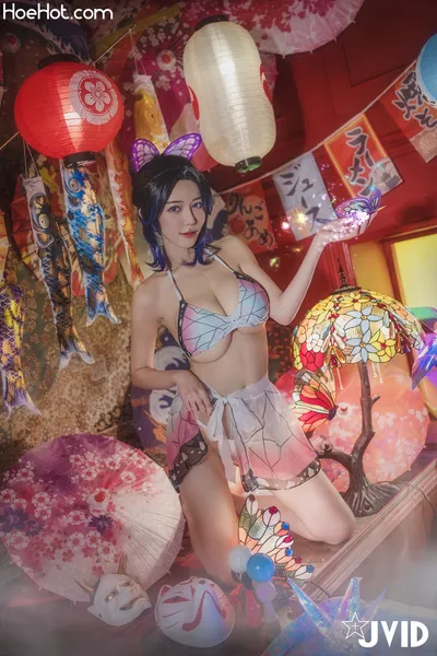 vickycc061 - Kochou Shinobu (Bikini Version) nude cosplay leaked 458980