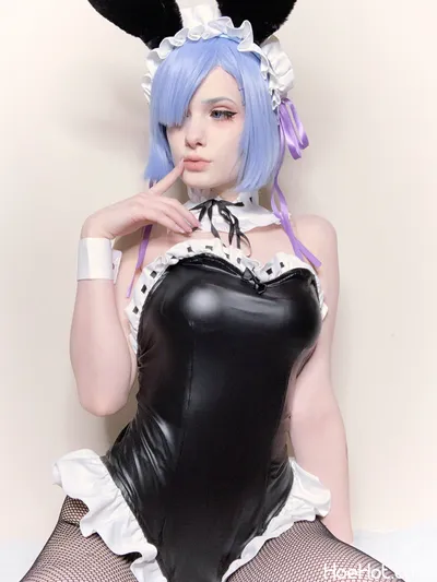 Bunni Lynn - Bunny Suit Rem nude cosplay leaked 327205