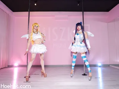 Yukeshiro - Panty &amp; Stocking nude cosplay leaked 56453