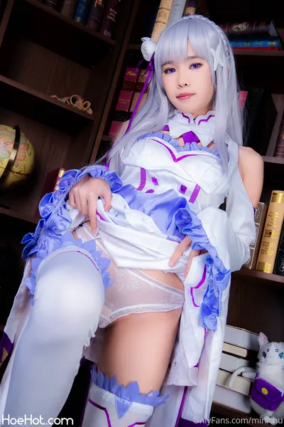 Minichu - Emilia nude cosplay leaked 365122