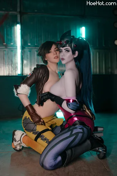 Alina Becker - Widowmaker x Tracer nude cosplay leaked 608996