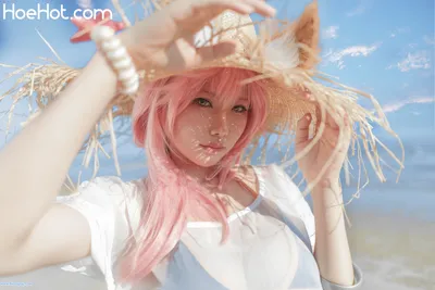 [uki雨季] 玉藻前海边泳装 FATE Tamamo no Mae Bikini nude cosplay leaked 386097