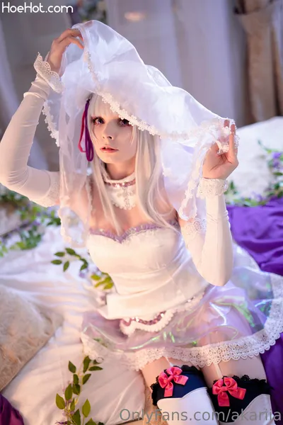 Akariia - Bride Emilia nude cosplay leaked 207621