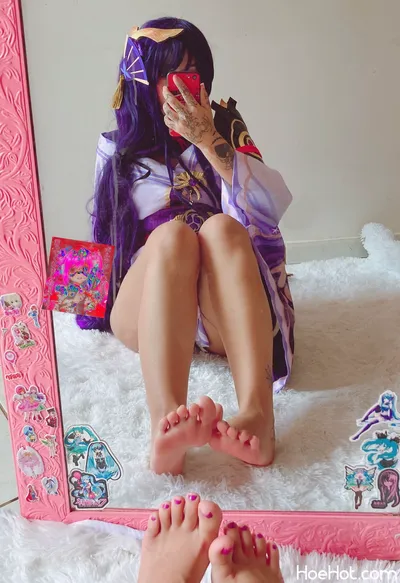 Remii - Raiden Shogun Barefoot nude cosplay leaked 119336