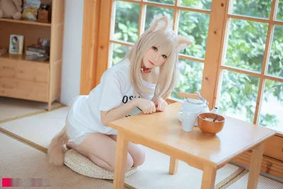 衣衣 - 猫娘 黄豆粉 nude cosplay leaked 5304