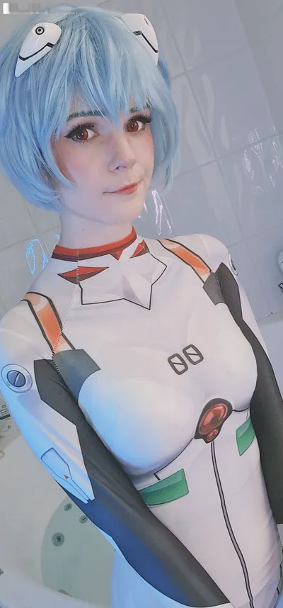 Shaeunderscore - Rei Ayanami Bath nude cosplay leaked 22092