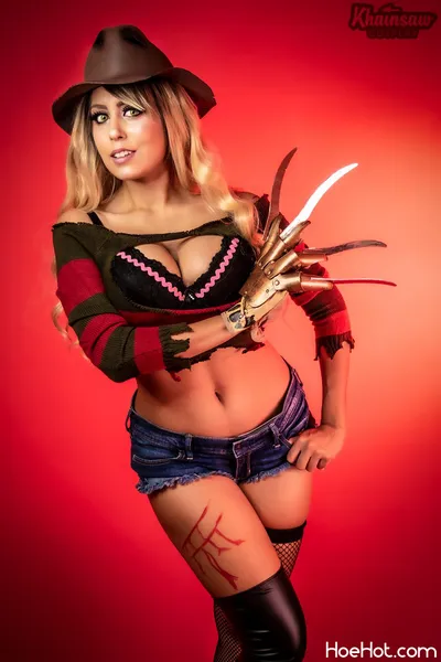 Khainsaw - Freddy Krueger nude cosplay leaked 425395