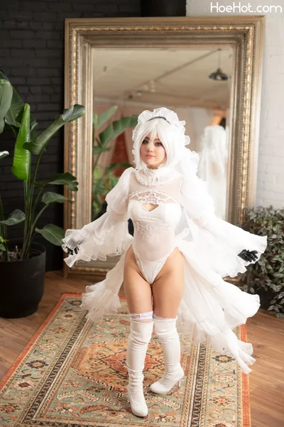 UNa Cosplayer - Bride 2B nude cosplay leaked 77472