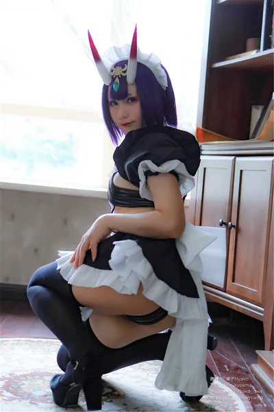 Nyako - Shuten Douji Maid nude cosplay leaked 486996