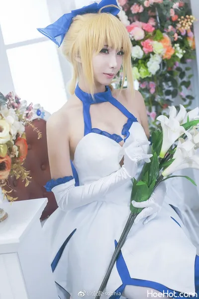 [索索-sophia] Saber Arturia Dress Ver. nude cosplay leaked 477806