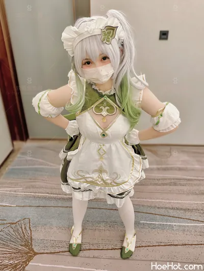 [软萌兔兔酱]反差秘书续集-小草神女仆 nude cosplay leaked 40710